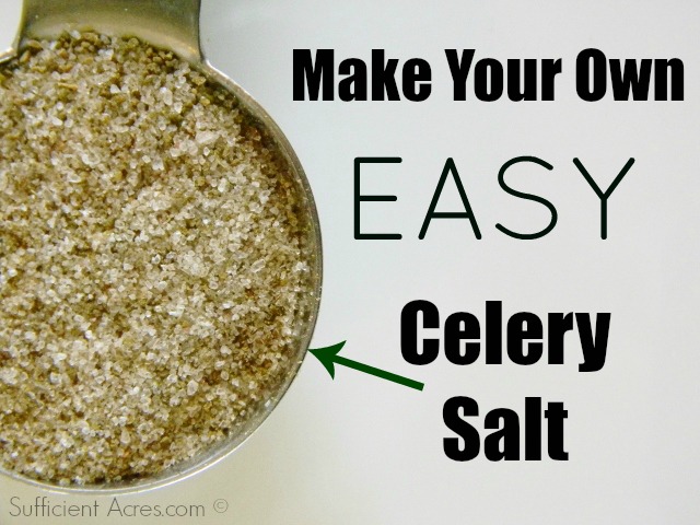 make your own easy celery
