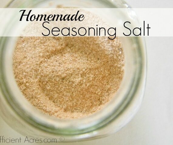 Easy Homemade Seasoning Salt