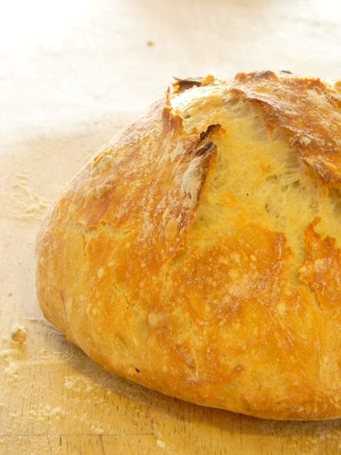 roasted garlic crusty bread