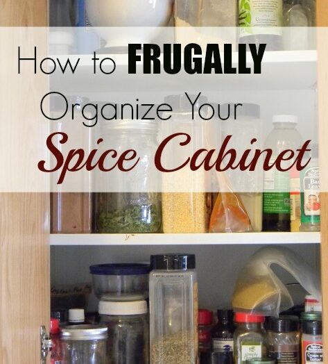 How To (Frugally) Organize Your Spice Cabinet