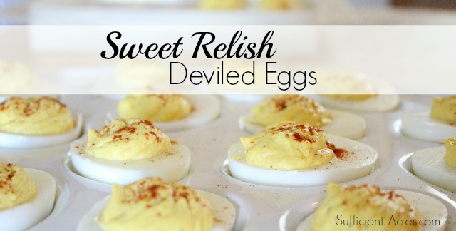 Sweet Relish Deviled eggs
