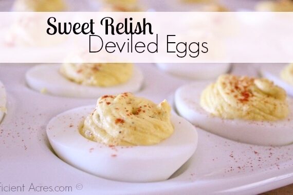 Sweet Relish Deviled Eggs