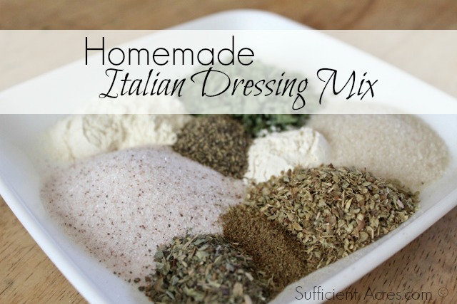 homemade italian dressing mix