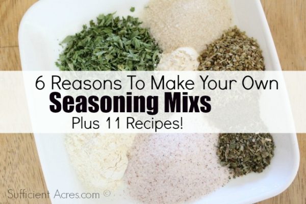 6 Reasons To Make Your Own Seasoning Mixes With Several Recipes