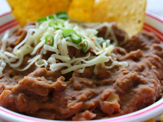 Homemade Refried Beans in the Slow Cooker