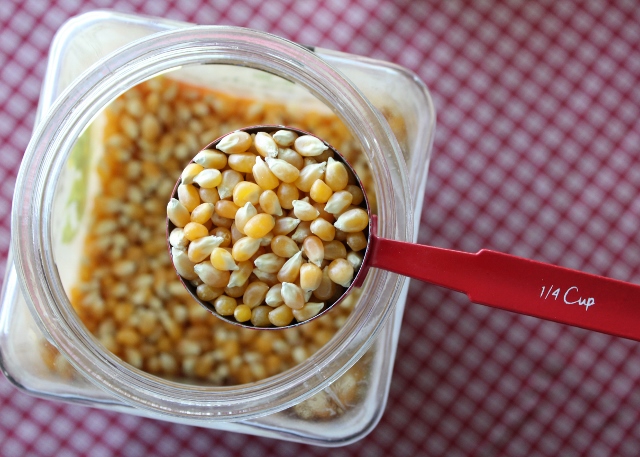 Homemade Microwave Popcorn