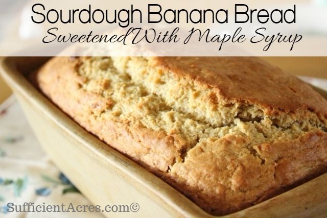 sourdough banana bread