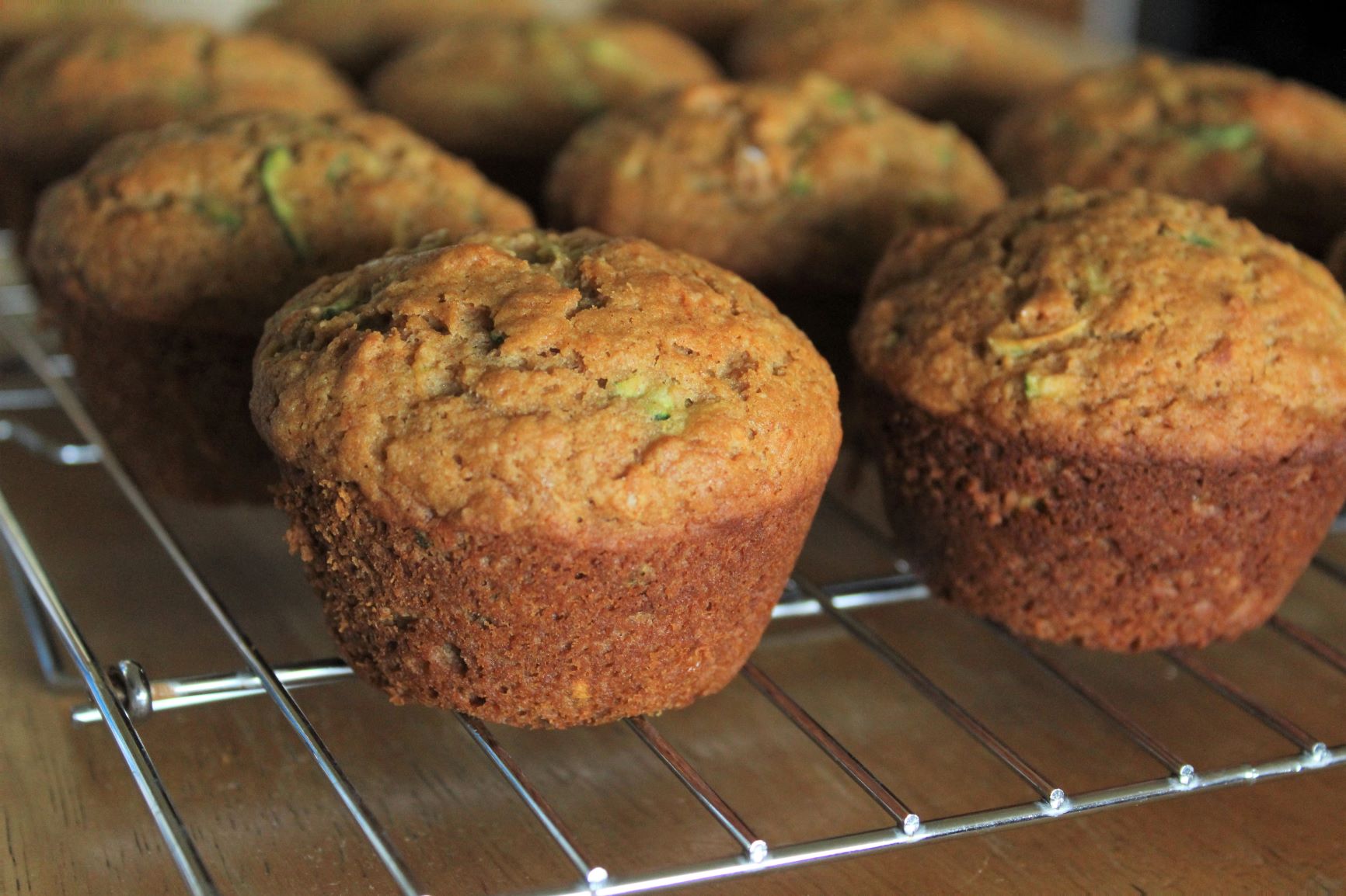 Gluten Free, Sugar Free AND Dairy Free Zucchini Muffins